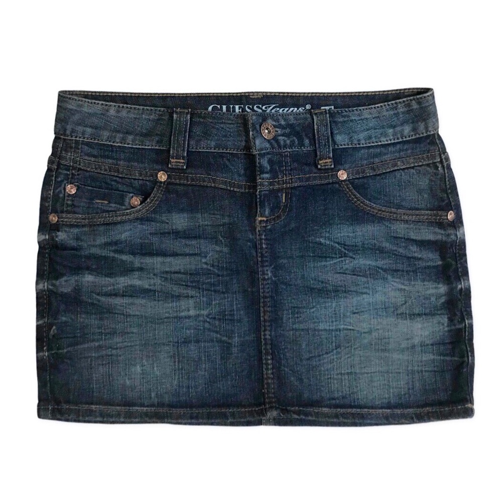 Vintage Guess Denim Mini Skirt